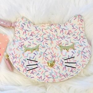 Betsey Johnson cat coin purse.
